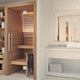 Cala Glass Mini Indoor Home Sauna by Auroom
