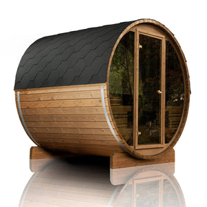 Scandinavian Odyssey Outdoor Barrel Sauna (7X8)