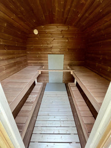 Scandinavian Equinox Outdoor Cube Sauna (7' x 7'6")