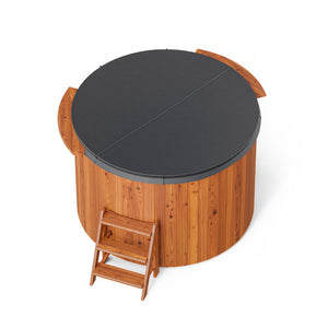 Scandinavian Circular Cold Tub With Water Chiller (2-4 Person)