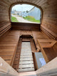 Scandinavian Equinox Outdoor Cube Sauna (7' x 7'6")