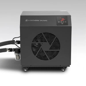 Scandinavian Corner Cold Plunge With Cold Water Generator