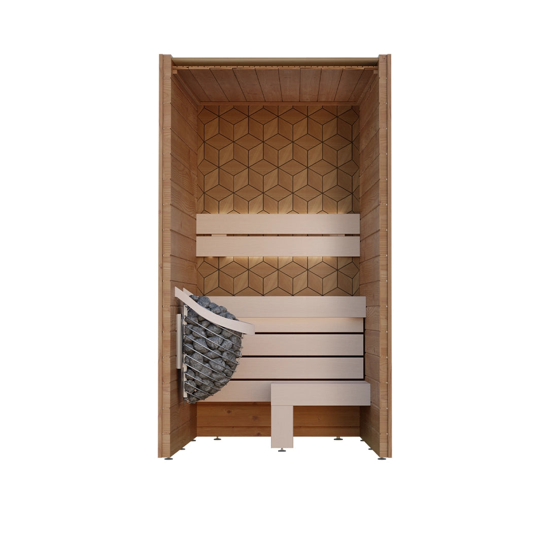 Leil® Como 120 Scandinavian Indoor 1-Person Sauna