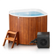 Scandinavian Corner Cold Plunge With Cold Water Generator