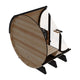 Finnmark Infrared & Traditional Finnish Barrel Sauna (6x6)