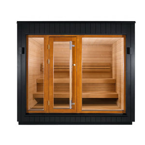 SaunaLife Model G7 Pre-Assembled Outdoor Home Sauna