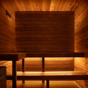 Scandinavian Boreal Outdoor Cabin Sauna - Medium (7'7" x 7'7")