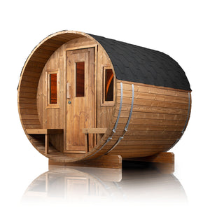 Scandinavian Rustik XL Outdoor Barrel Sauna (8x8)