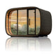 Mirage Round Cube Outdoor Cabin Sauna With Changing Room (L-Bench)