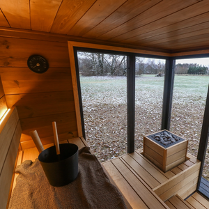 Terra S Deluxe Outdoor Cabin Sauna For 4 People