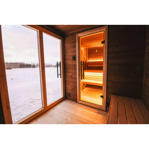Patio L Outdoor Cabin Sauna With Changing Room