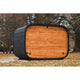 Round Cube Double Outdoor Cabin Sauna With Changing Room (L-Bench)