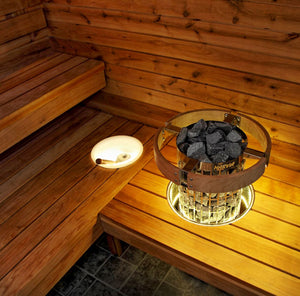 Harvia Safety Railing w/ LED-Lighting for Cilindro Half Series