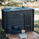 Scandinavian Boreal Outdoor Cabin Sauna