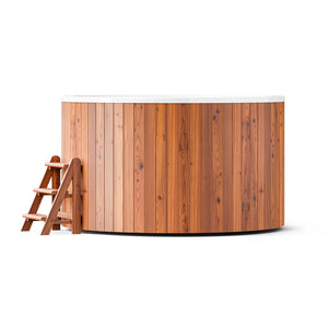 Scandinavian Circular Cold Tubs With Water Chiller (4-6 Person)