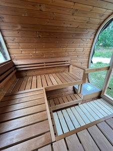 Scandinavian Equinox Outdoor Cube Sauna (7'6" x 7'6")