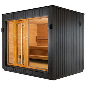 SaunaLife Model G7/M2 Pre-Assembled Outdoor Home Sauna